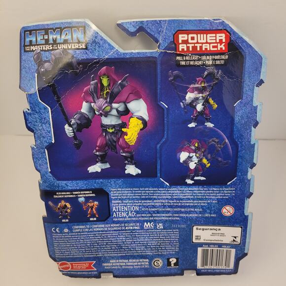 Mattel He-Man Masters Of The Universe Power Attack Skeleton Action Figure NWT - Picture 2 of 8